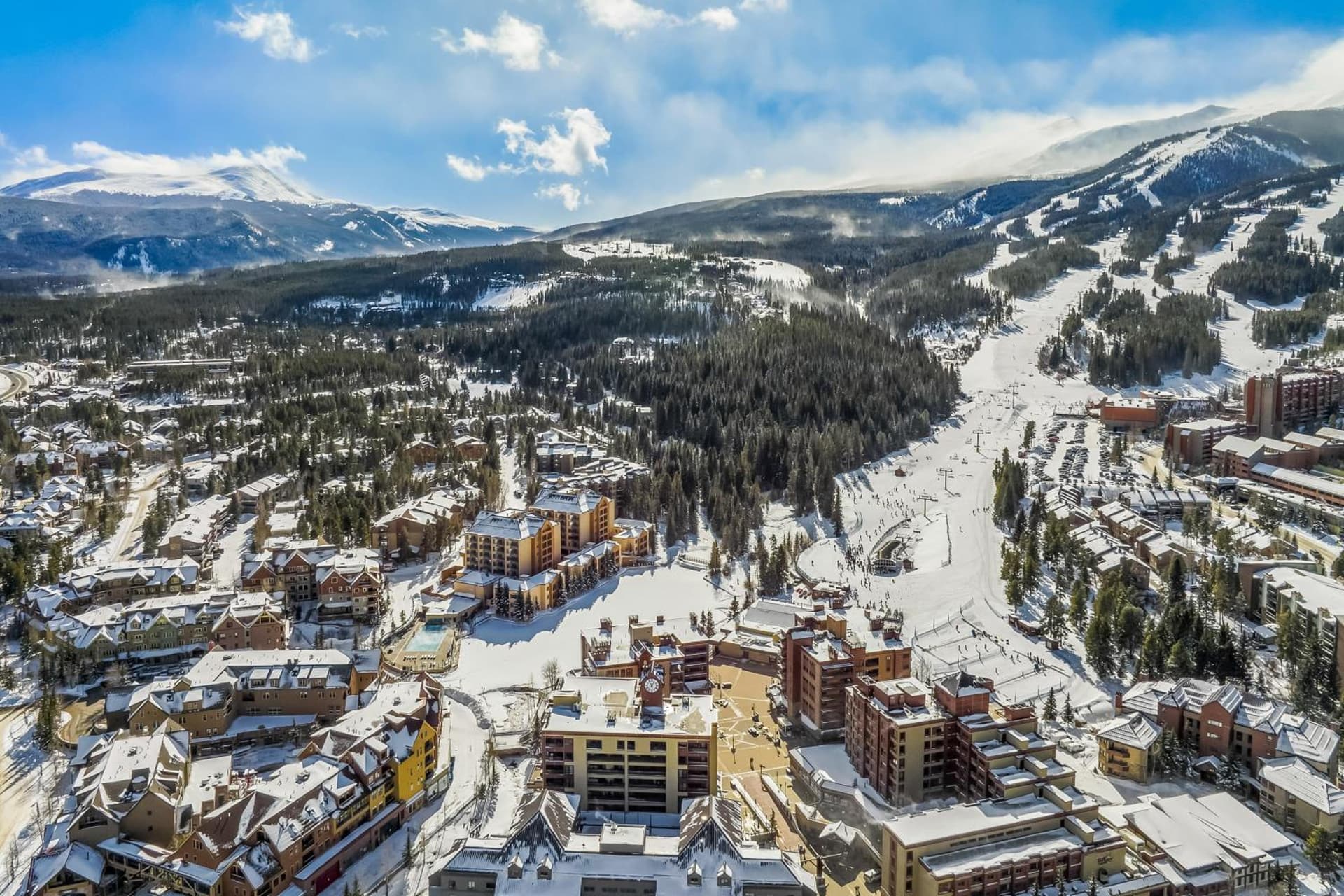 Luxe Breck Escape - 2BR & 2BA with Pool, Hot Tubs & Walk to Downtown property views in Breckenridge, CO — gallery photo 3