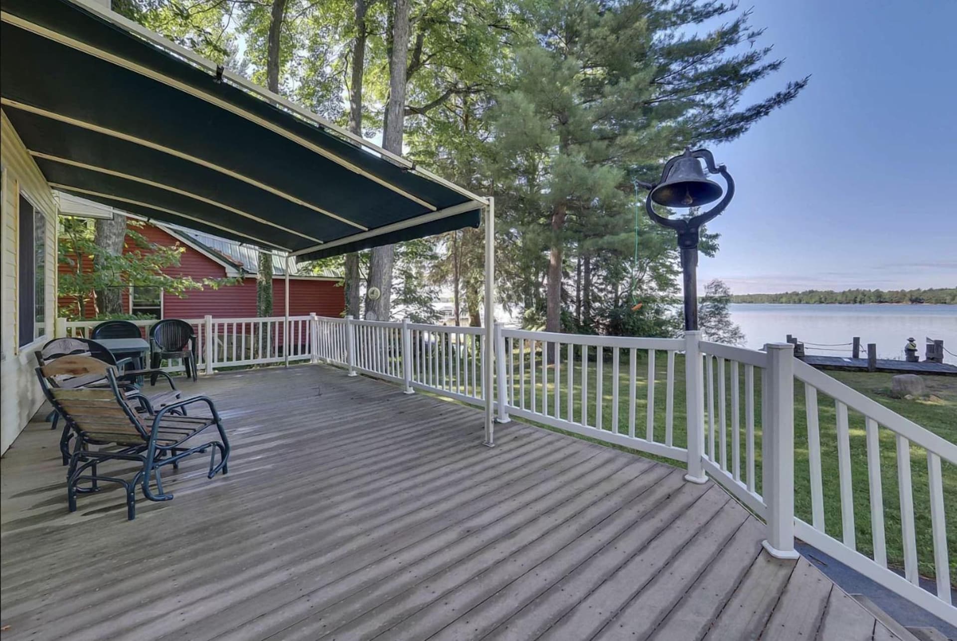 Lake Manistee Lodge Ski & Snowmobile Hideout property views in Kalkaska, MI — gallery photo 3