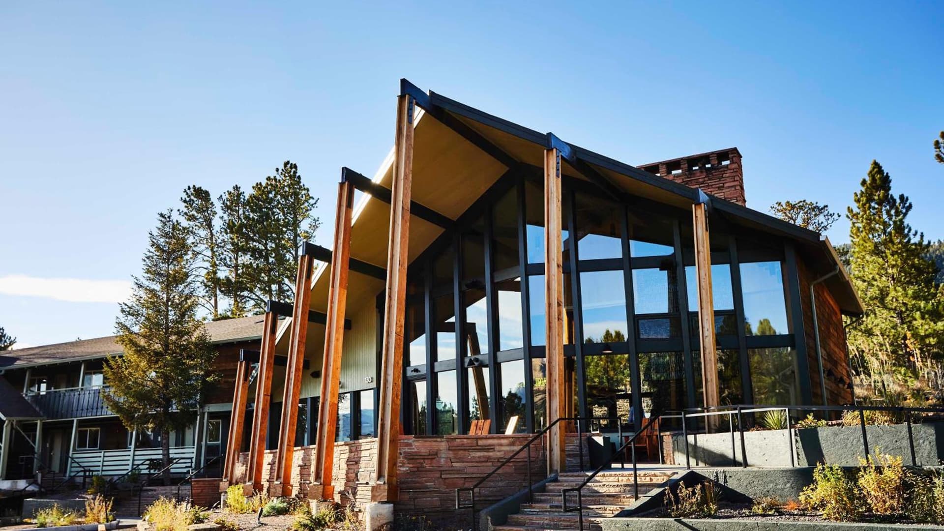 Trailhead Lodge exterior or lobby in Estes Park, CO — main listing photo