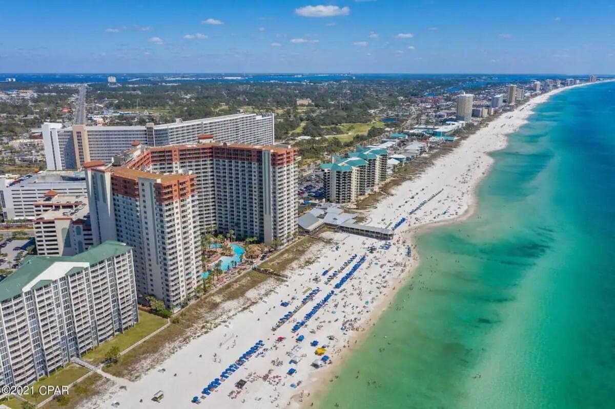 Amazing views! Great beachfront Panama City Condo featured exterior or lobby in Panama City Beach, FL — similar hotel