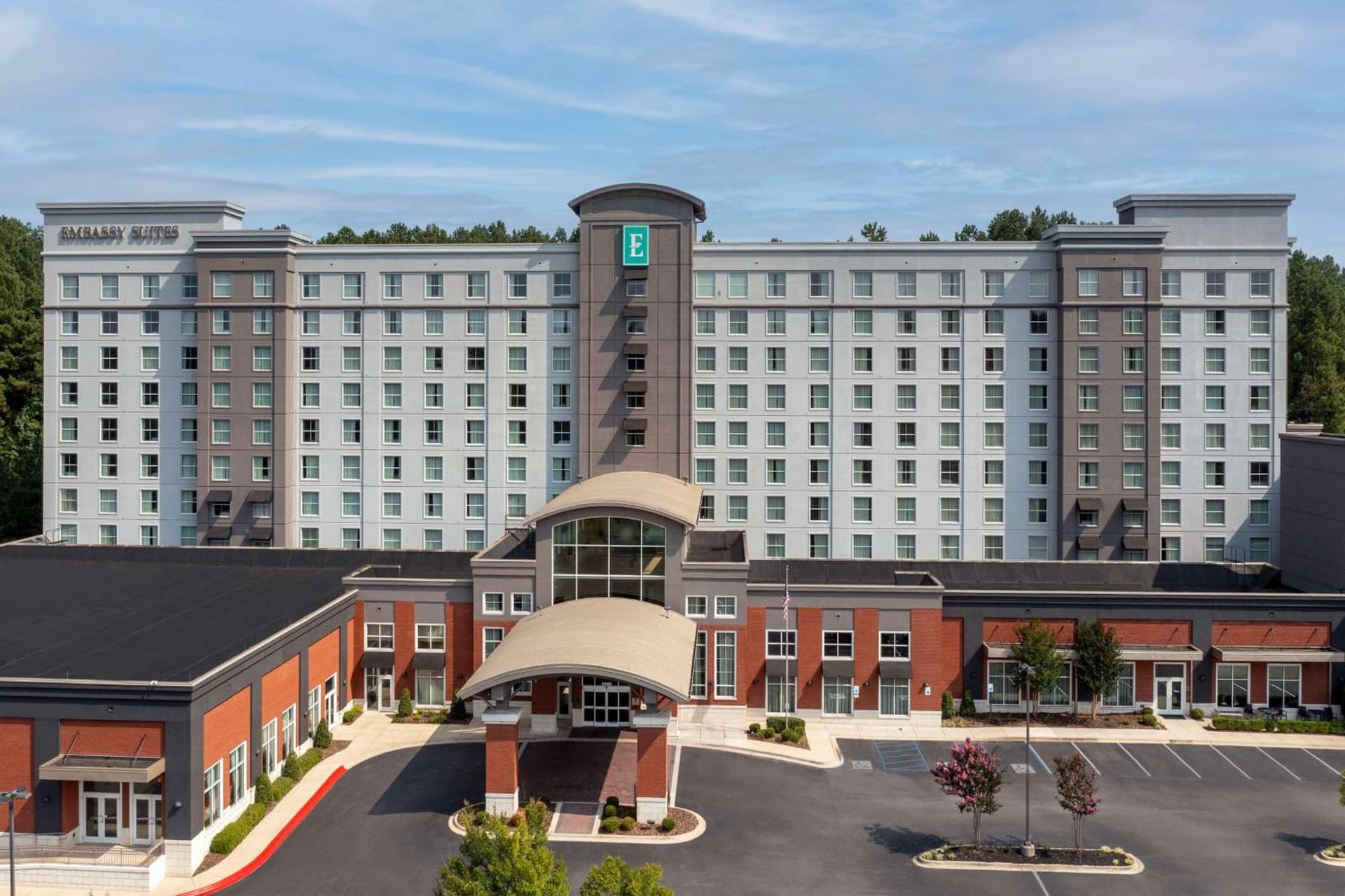 Embassy Suites by Hilton Birmingham Hoover featured exterior or lobby in Hoover, AL — similar hotel