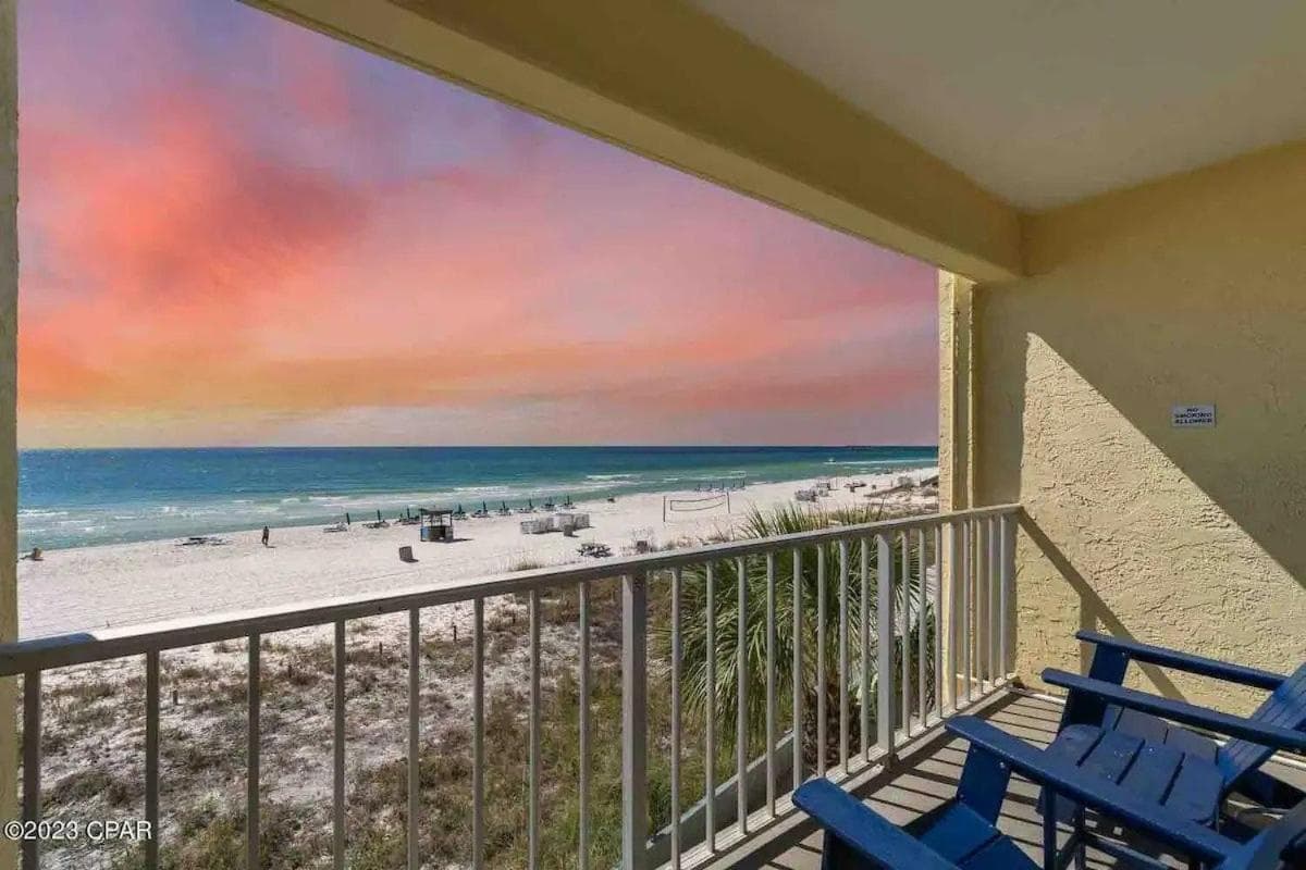 Sandy Bottoms Beachfront Studio On The Sand property views in Panama City Beach, FL — gallery photo 3