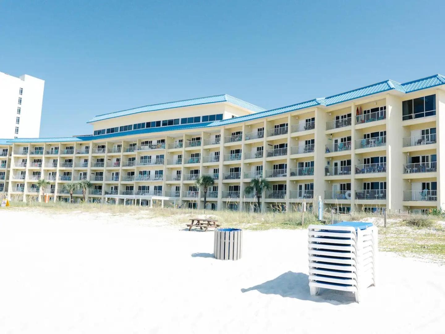 Sandy Bottoms Beachfront Studio On The Sand featured exterior or lobby in Panama City Beach, FL — similar hotel