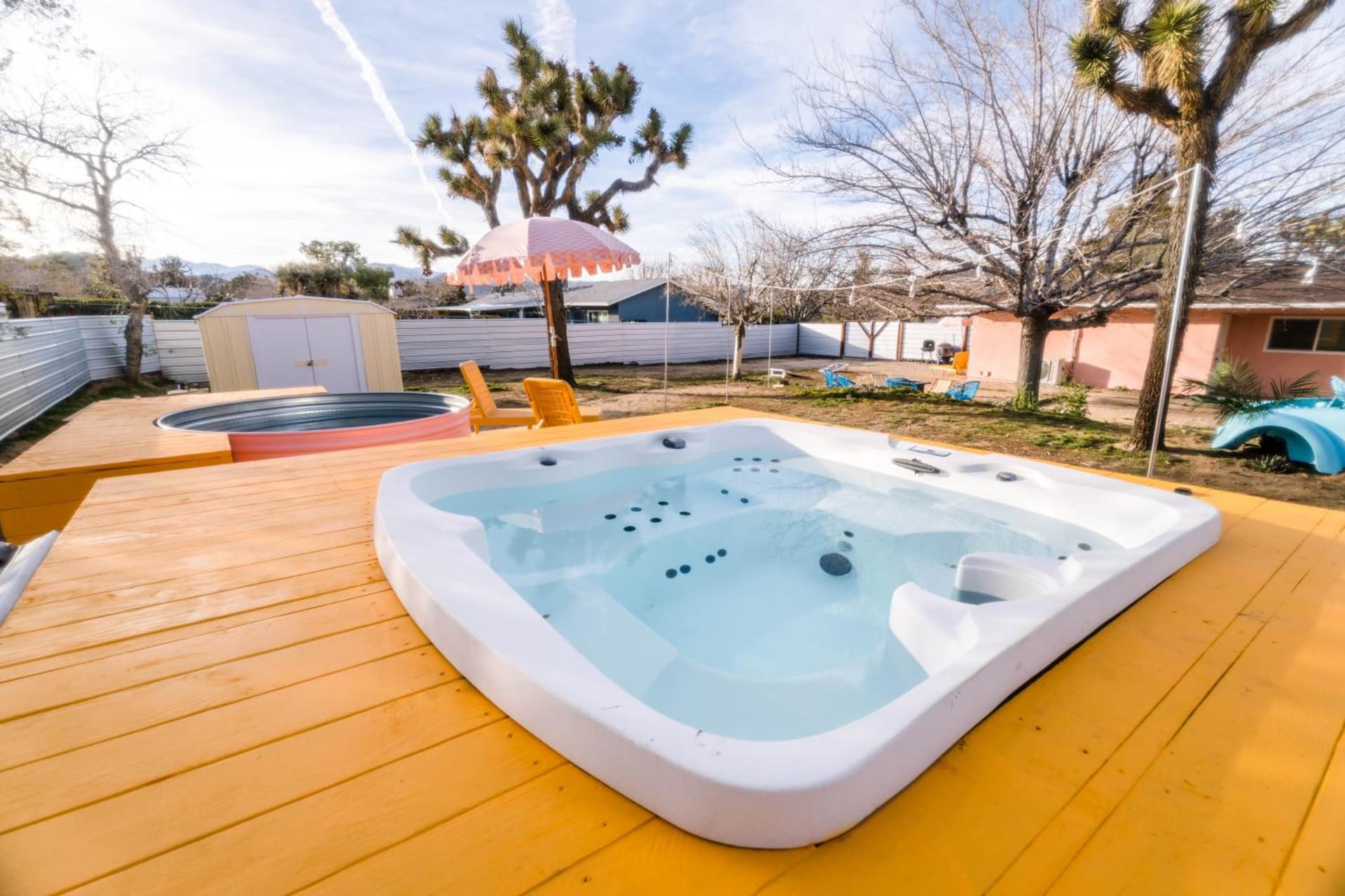 Pink Disco Sauna, Hot Tub, Selfie Room, Pool, interior in Yucca Valley, CA — gallery photo 2
