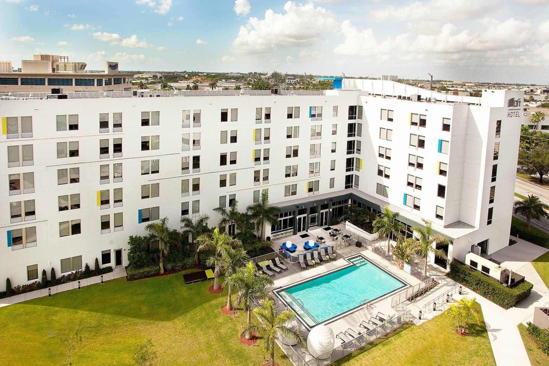 Aloft Miami Doral exterior or lobby in Miami, FL — main listing photo