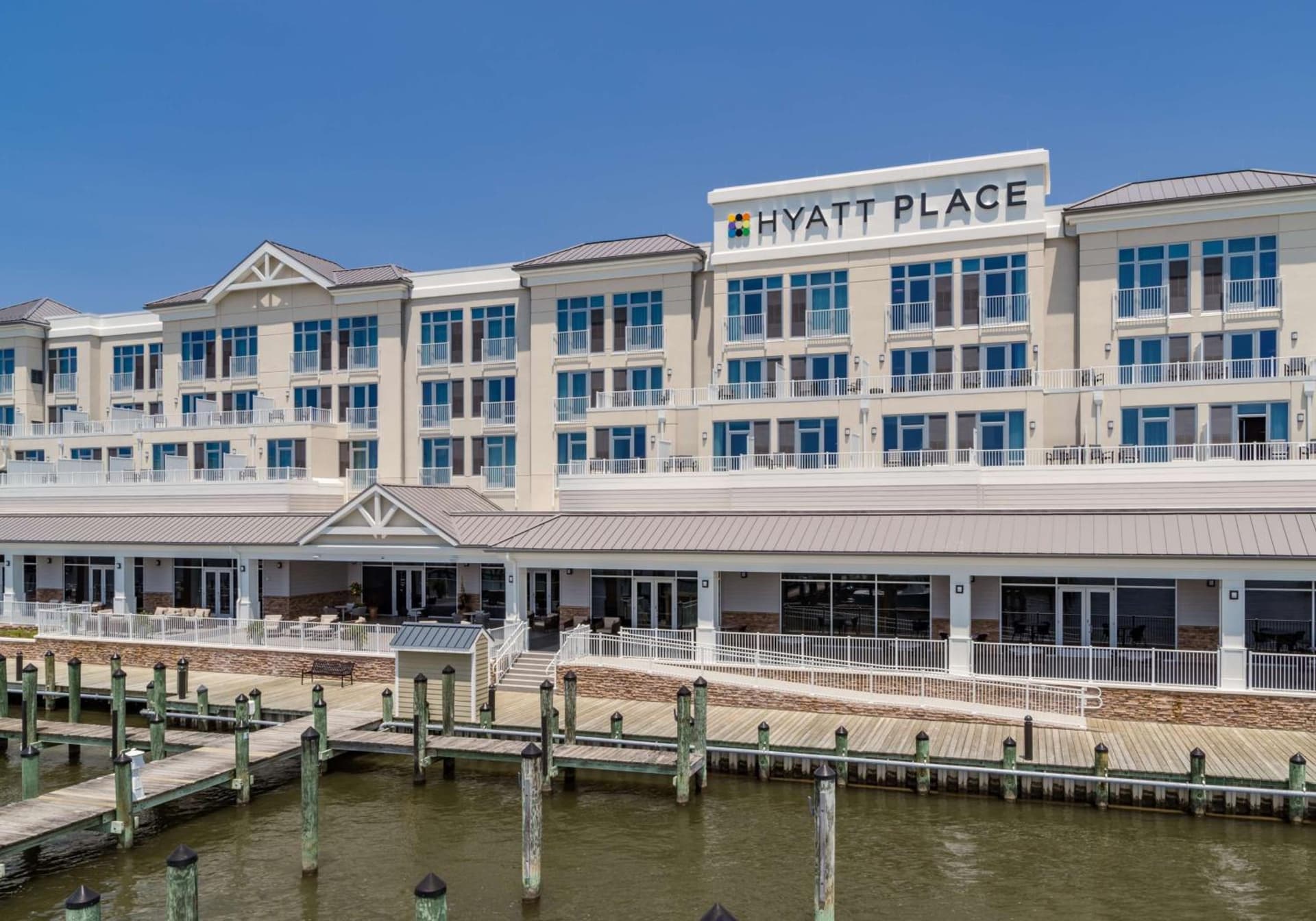 Hyatt Place Kent Narrows And Marina property views in Grasonville, MD — gallery photo 3