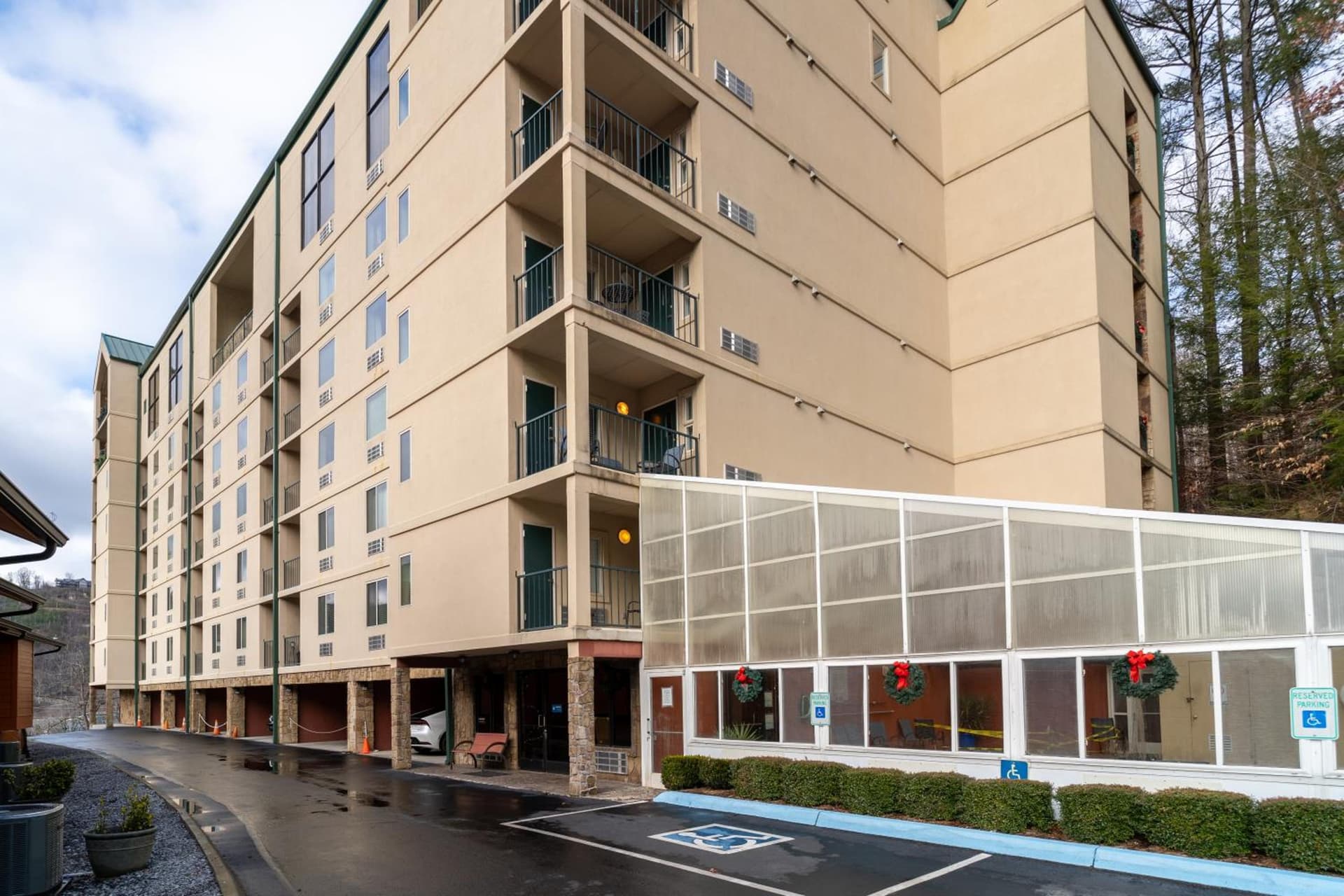 Condo in Gatlinburg very peaceful - 10 min Walk to Main Strip exterior or lobby in Gatlinburg, TN — main listing photo