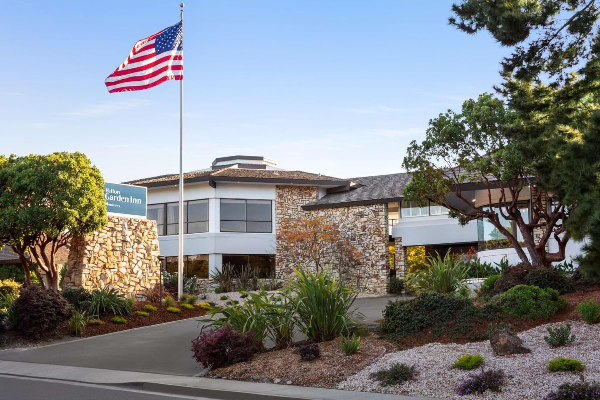Hilton Garden Inn Monterey exterior or lobby in Monterey, CA — main listing photo