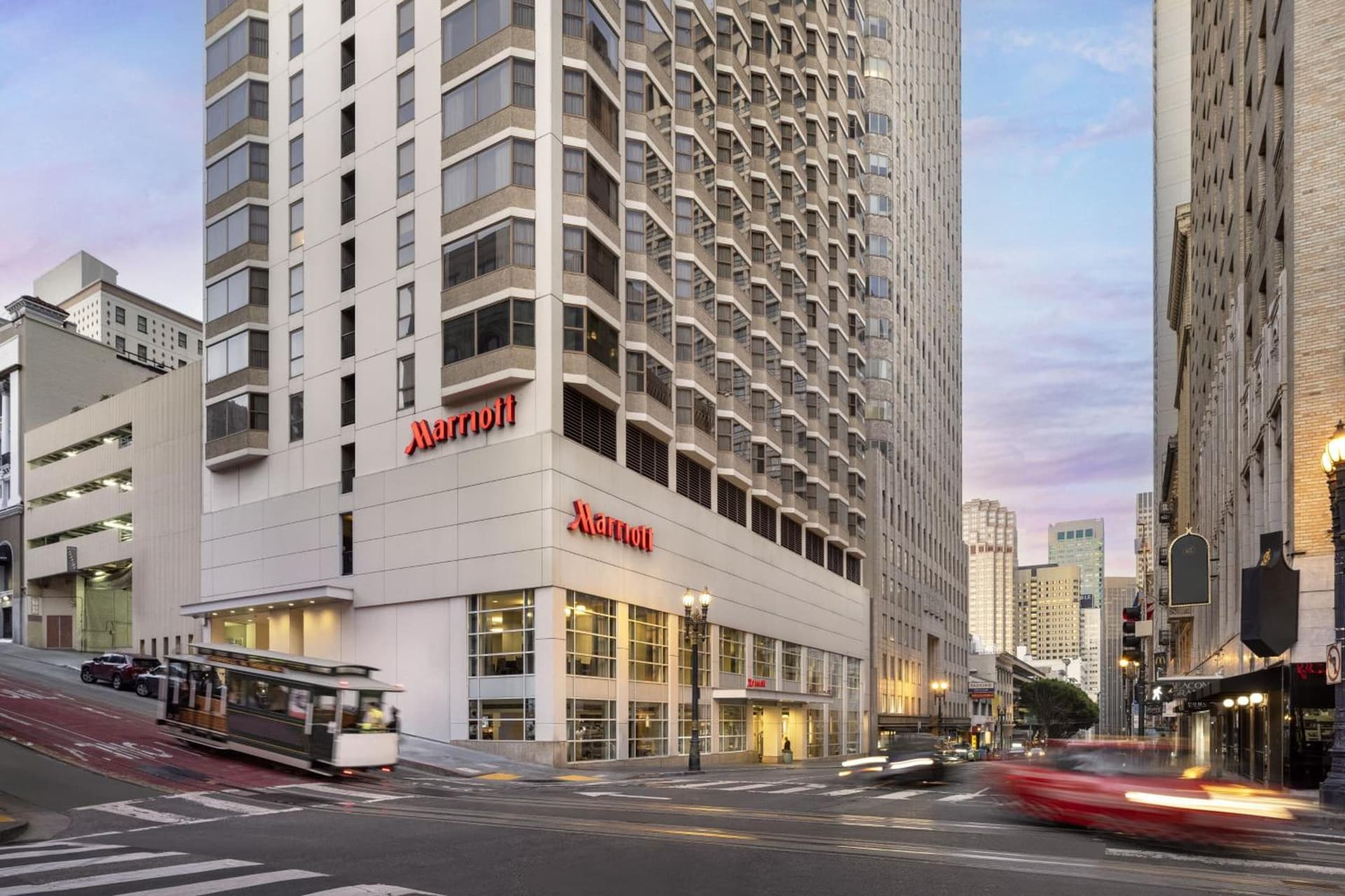 San Francisco Marriott Union Square exterior or lobby in San Francisco, CA — main listing photo