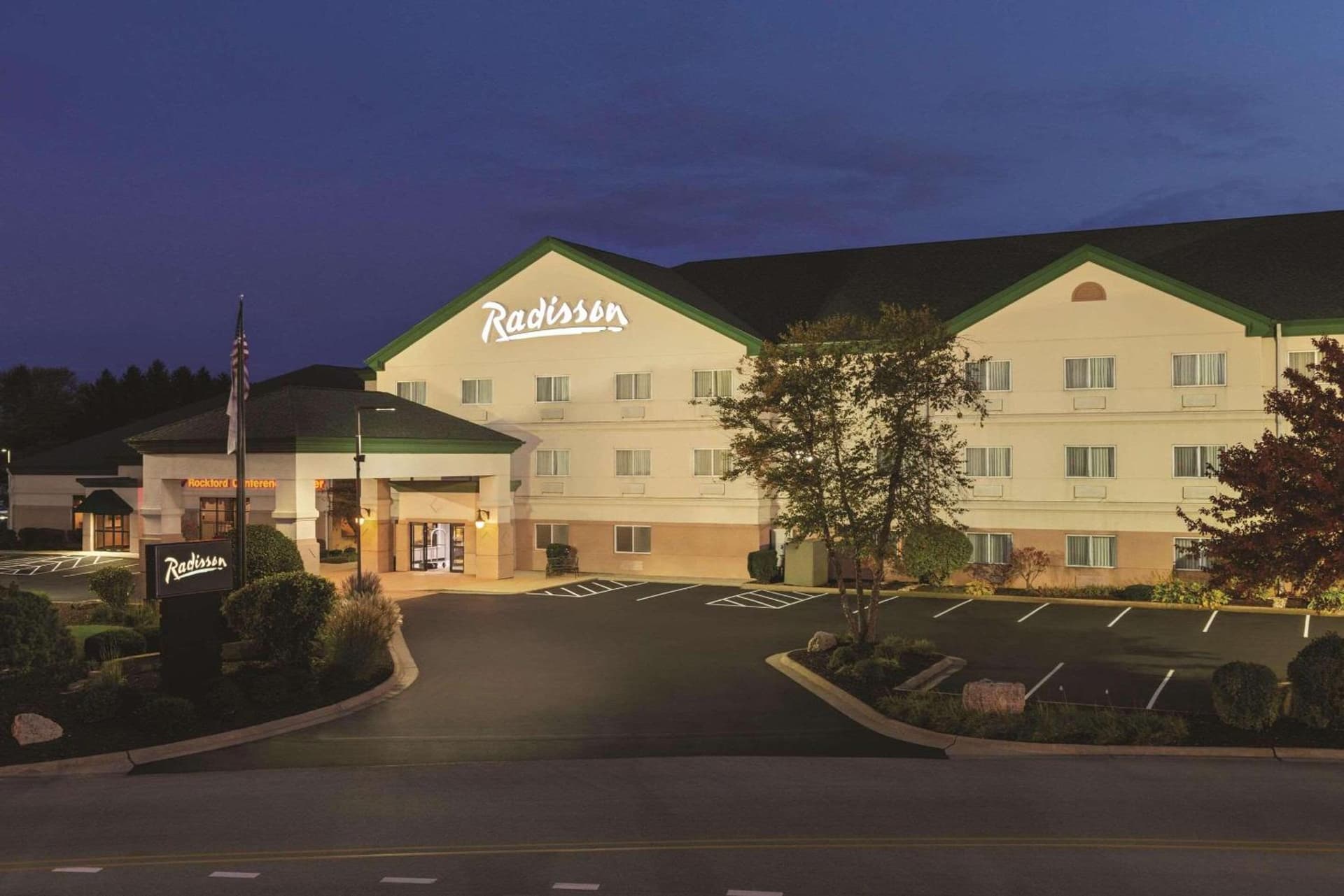 Radisson Hotel & Conference Center Rockford featured exterior or lobby in Rockford, IL — similar hotel