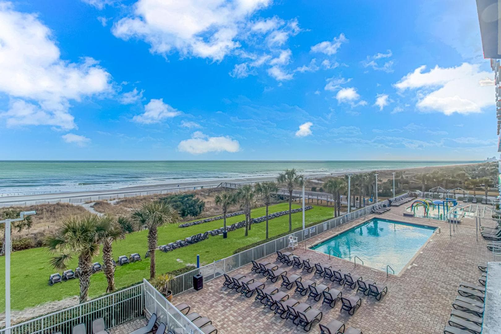 Modern and Fun! 3 Bedroom Suite With Indoor Waterpark and Slides! Sleeps 12! Dunes Village 338 interior in Myrtle Beach, SC — gallery photo 2