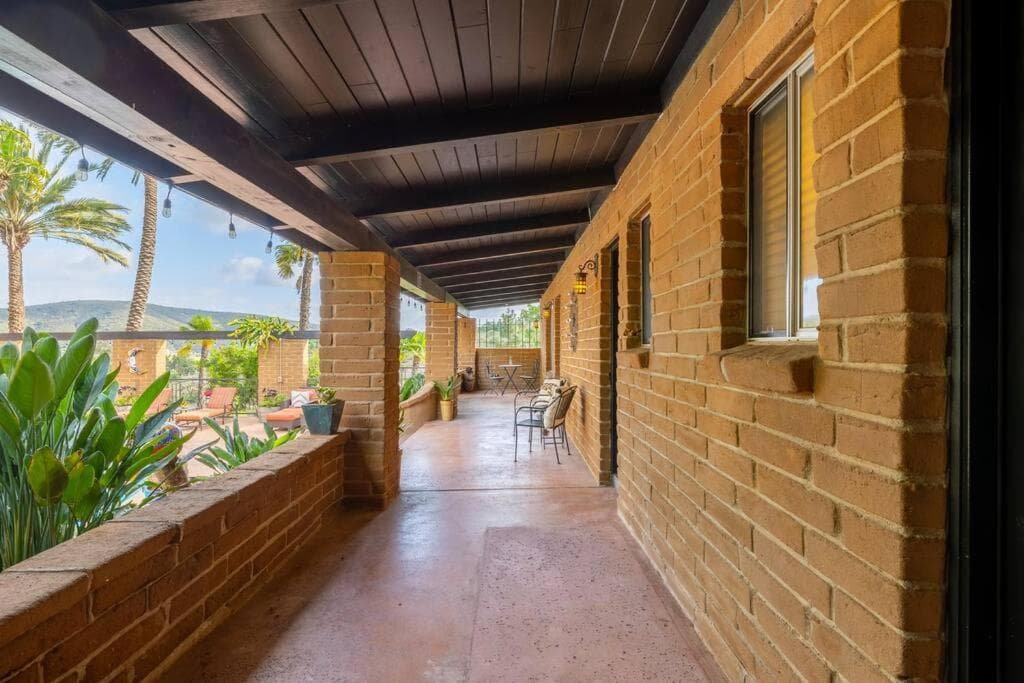 Tropical, Private, Heated pool, Petting zoo! gallery photo in Vista, CA — image 45