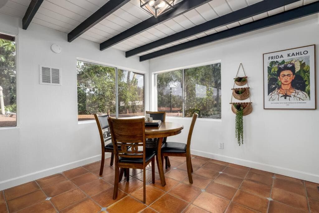 Tropical, Private, Heated pool, Petting zoo! gallery photo in Vista, CA — image 36