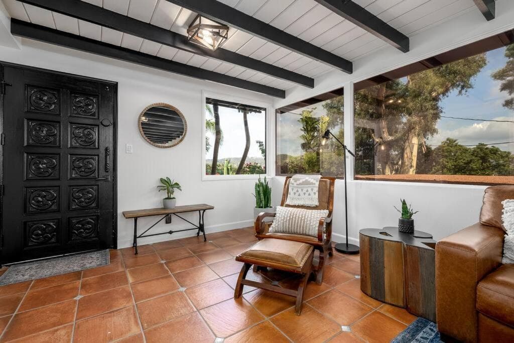 Tropical, Private, Heated pool, Petting zoo! gallery photo in Vista, CA — image 48