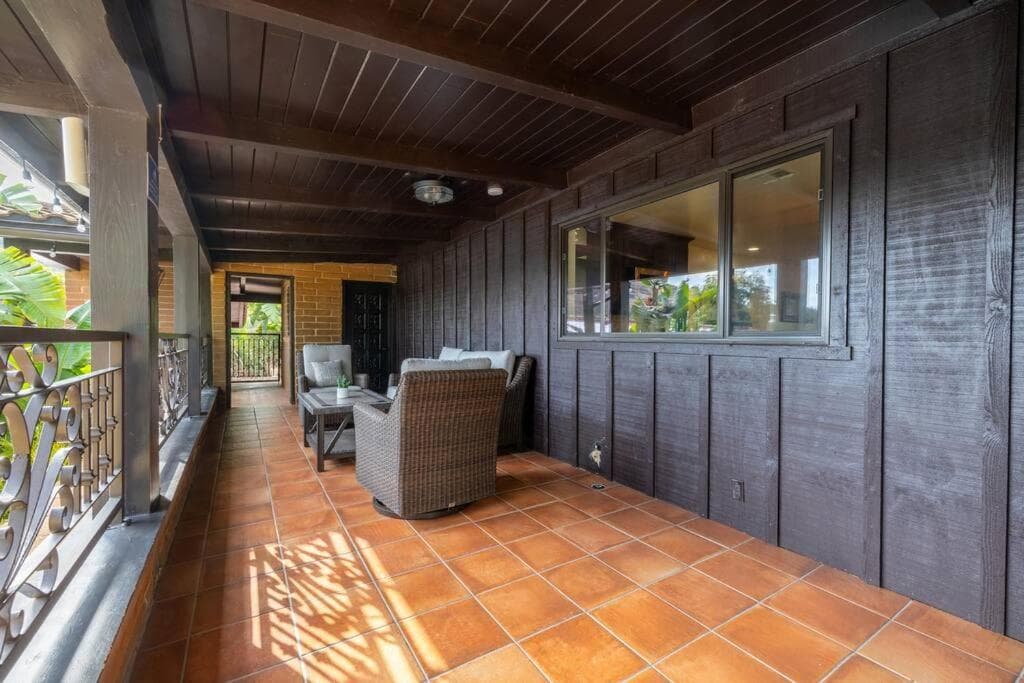 Tropical, Private, Heated pool, Petting zoo! gallery photo in Vista, CA — image 14