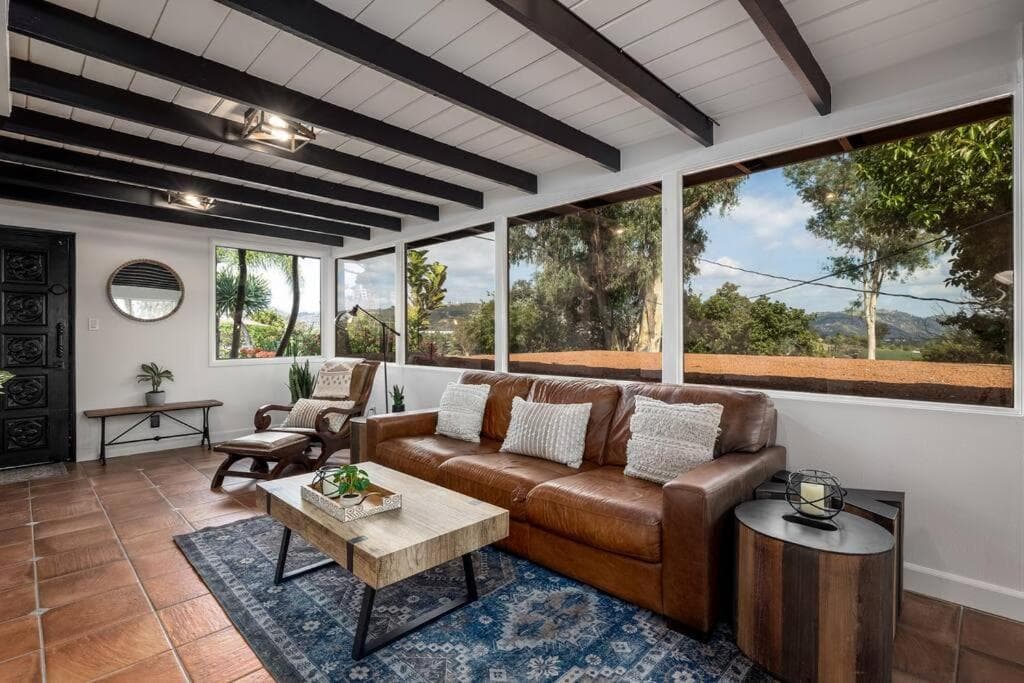 Tropical, Private, Heated pool, Petting zoo! gallery photo in Vista, CA — image 38