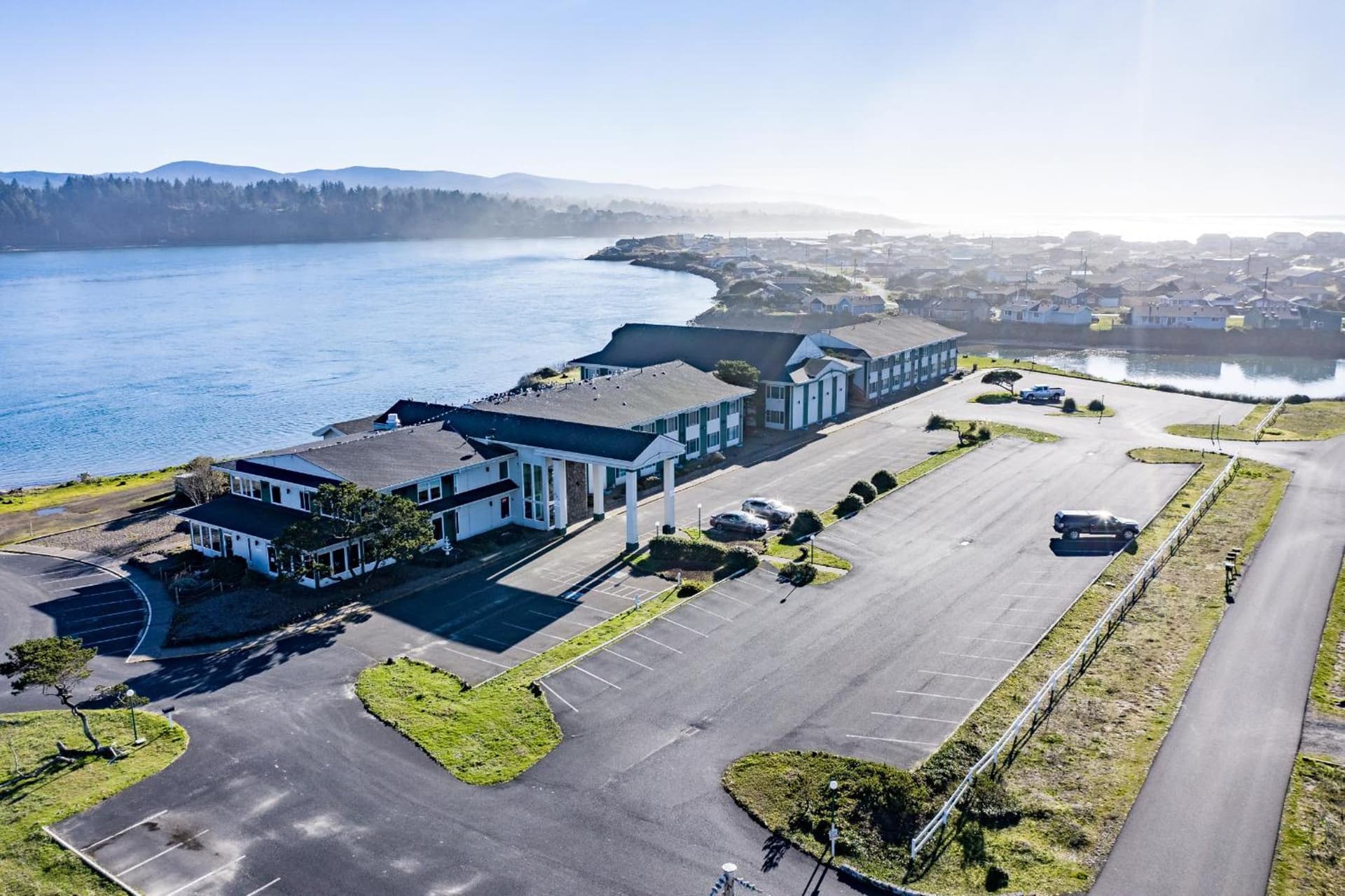 Waldport Bayfront Hotel & Restaurant featured exterior or lobby in Waldport, OR — similar hotel