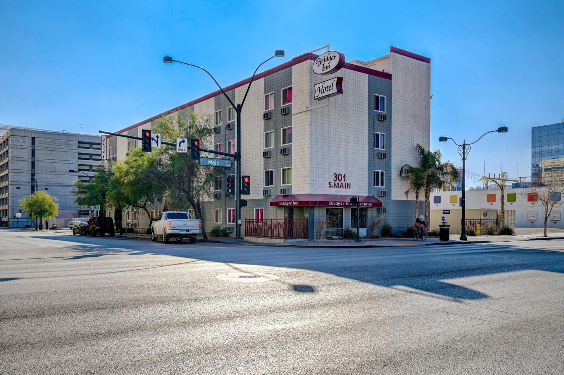 Bridger Inn Hotel Downtown property views in Las Vegas, NV — gallery photo 3
