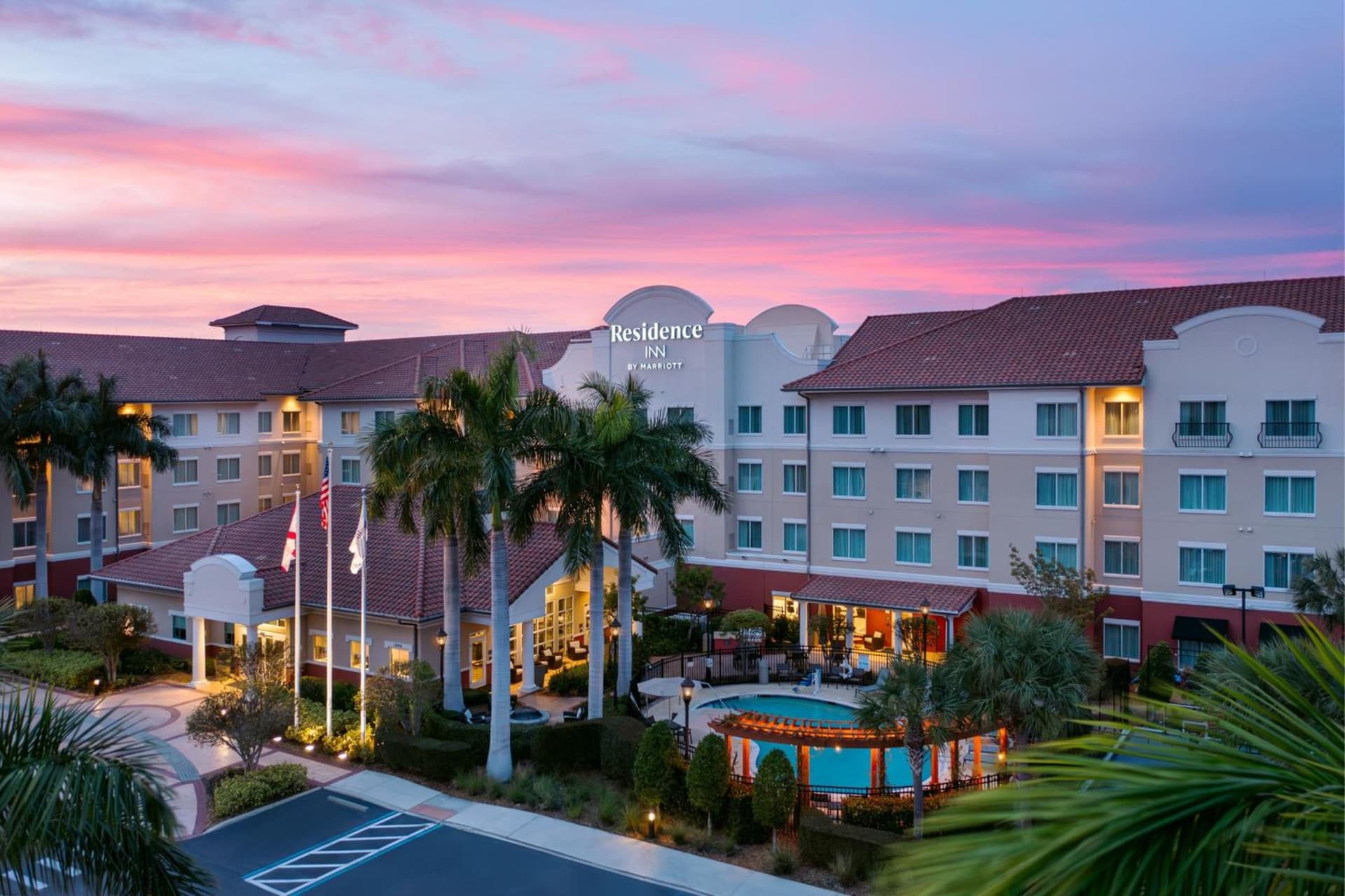 Residence Inn by Marriott Fort Myers at I-75 and Gulf Coast Town Center featured exterior or lobby in Estero, FL — similar hotel