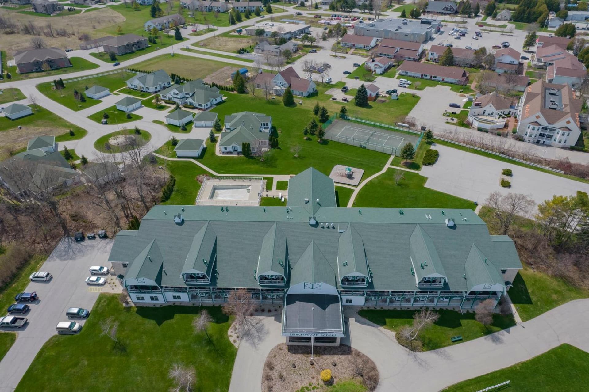 Birchwood Lodge property views in Sister Bay, WI — gallery photo 3