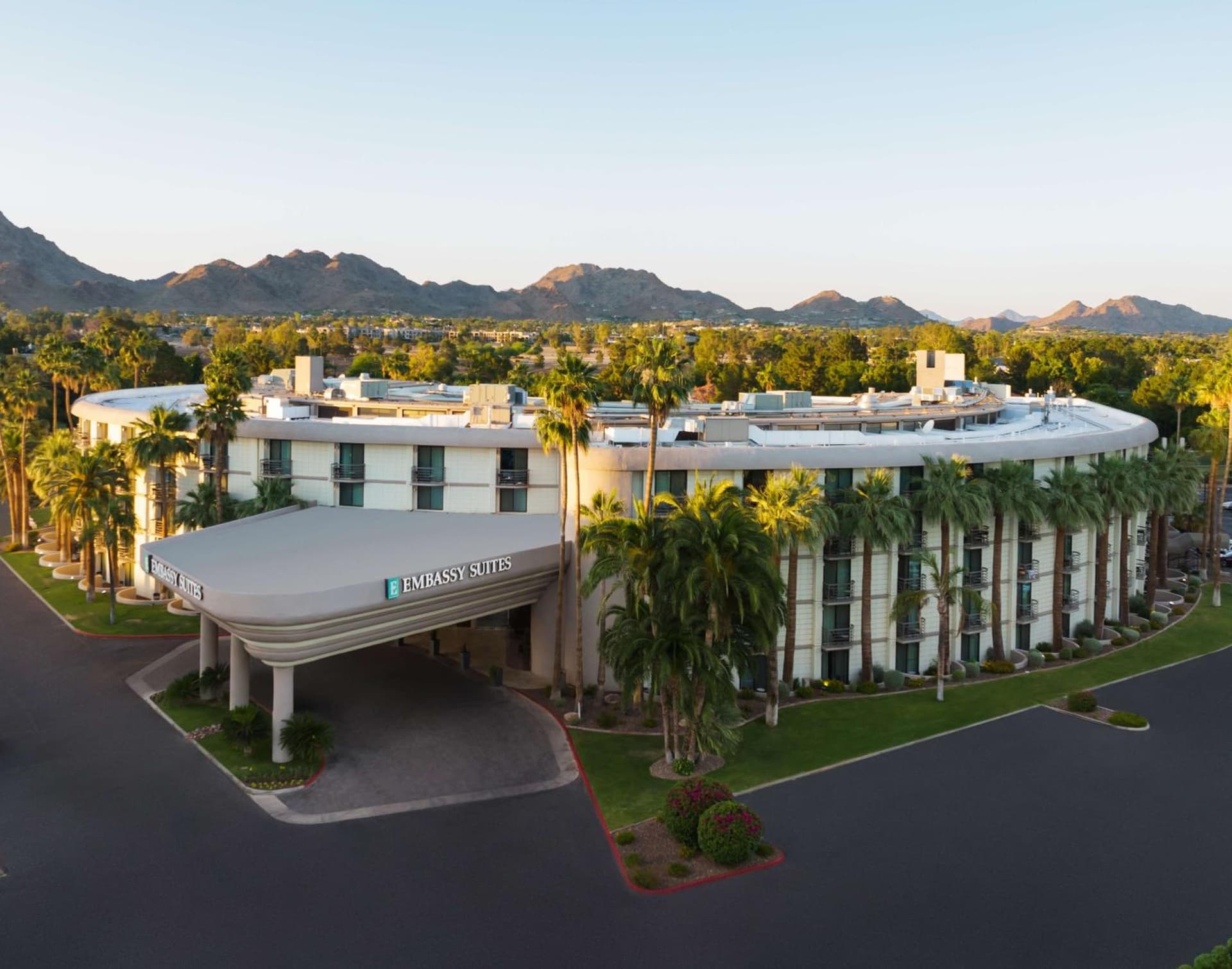 Embassy Suites by Hilton Phoenix Biltmore featured exterior or lobby in Phoenix, AZ — similar hotel
