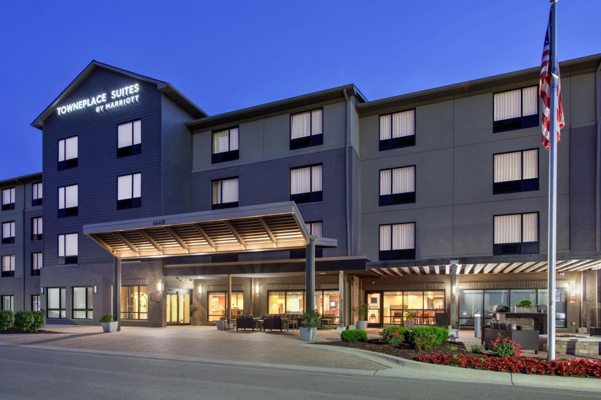 TownePlace Suites by Marriott Detroit Belleville interior in Belleville, MI — gallery photo 2