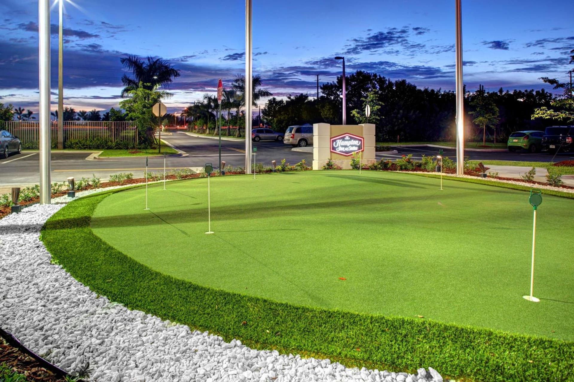 Hampton Inn and Suites Coconut Creek property views in West Dixie Bend, FL — gallery photo 3
