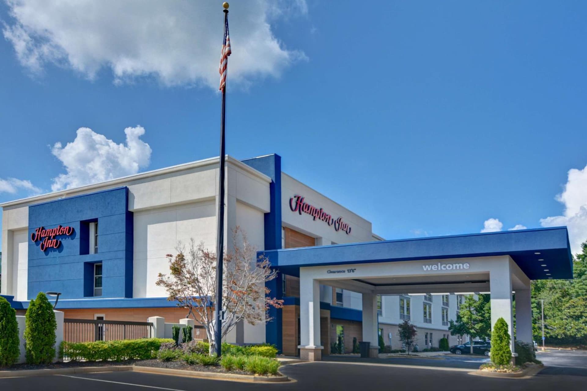 Hampton Inn Greenwood property views in Greenwood, SC — gallery photo 3