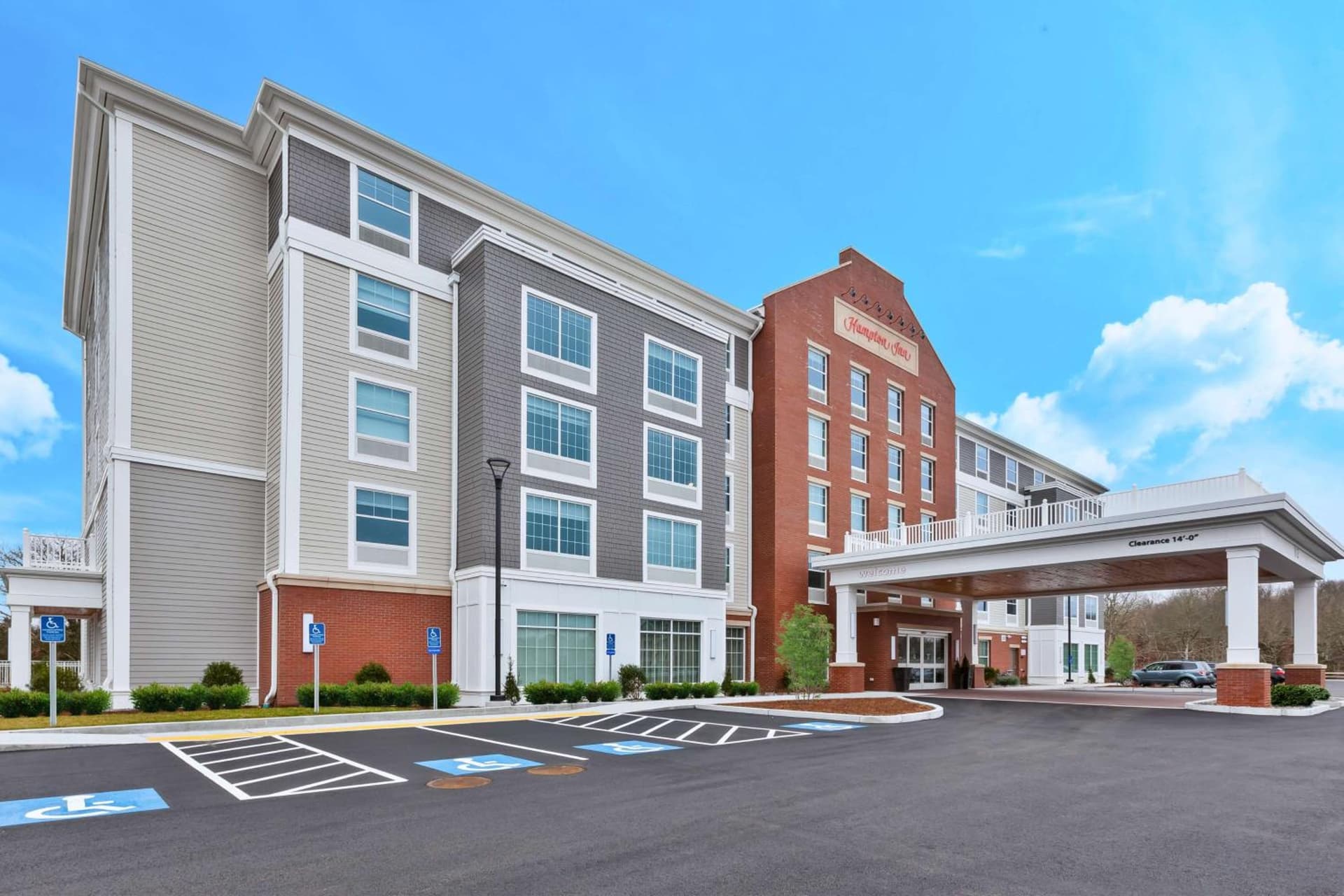 Hampton Inn Cape Cod Canal featured exterior or lobby in Buzzards Bay, MA — similar hotel