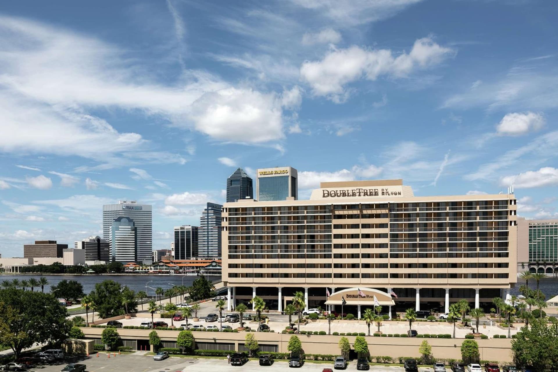 DoubleTree by Hilton Hotel Jacksonville Riverfront exterior or lobby in Jacksonville, FL — main listing photo