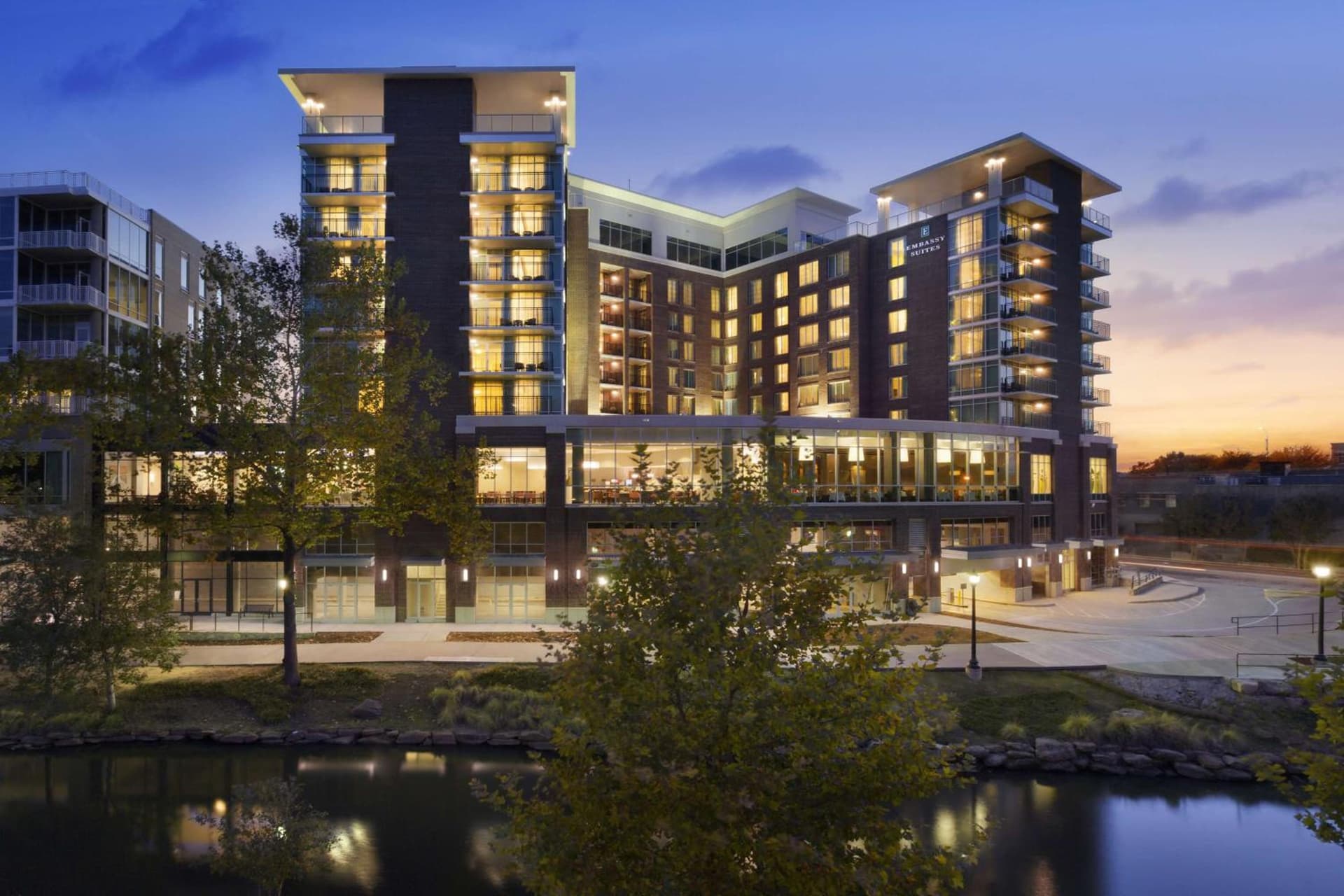 Embassy Suites by Hilton Greenville Downtown Riverplace interior in Greenville, SC — gallery photo 2