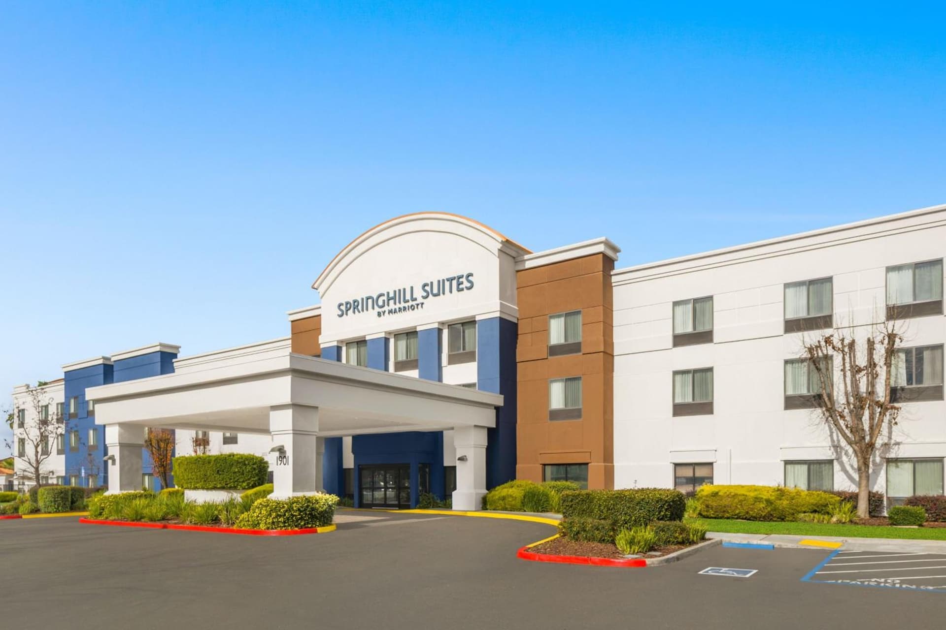 SpringHill Suites by Marriott Modesto exterior or lobby in Modesto, CA — main listing photo