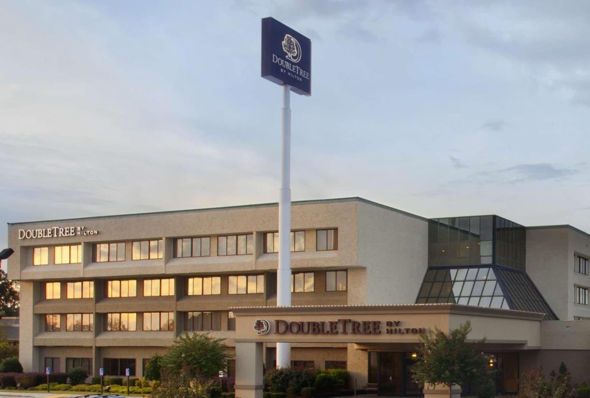 DoubleTree by Hilton Fayetteville featured exterior or lobby in Fayetteville, NC — similar hotel