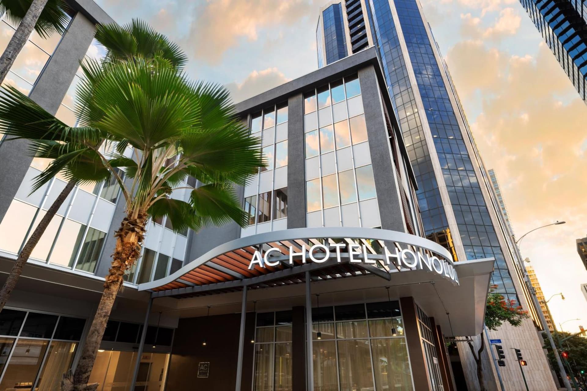 AC Hotel by Marriott Honolulu property views in Honolulu, HI — gallery photo 3