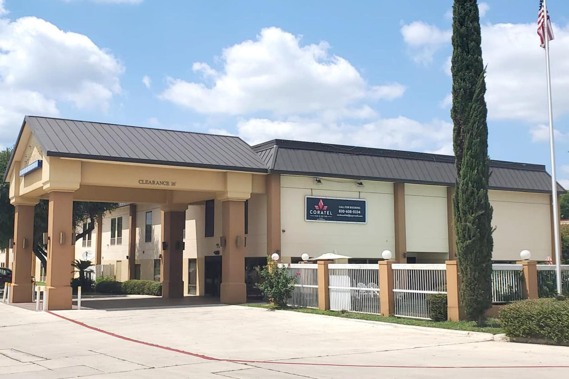 Coratel Inn & Suites by Jasper New Braunfels IH-35 EXT 189 exterior or lobby in New Braunfels, TX — main listing photo