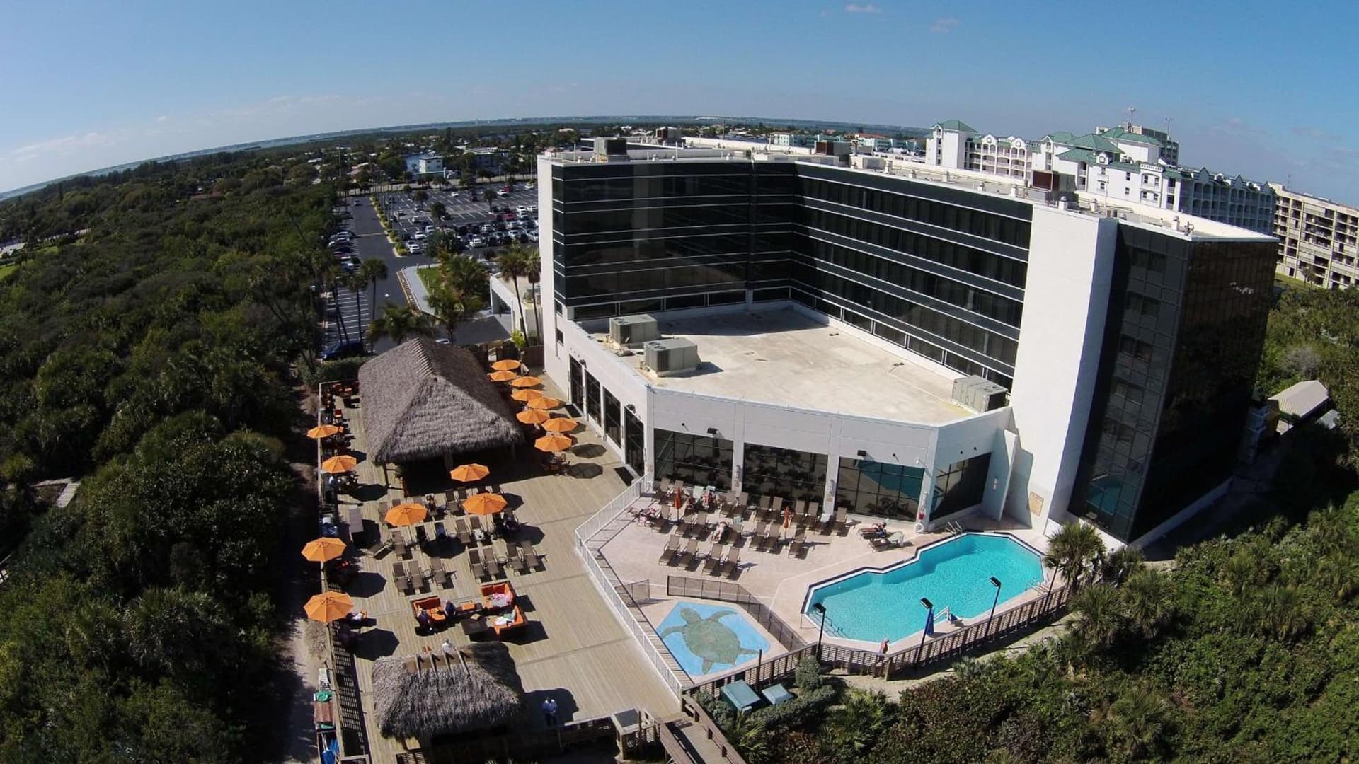 Hilton Cocoa Beach Oceanfront property views in Cocoa Beach, FL — gallery photo 3