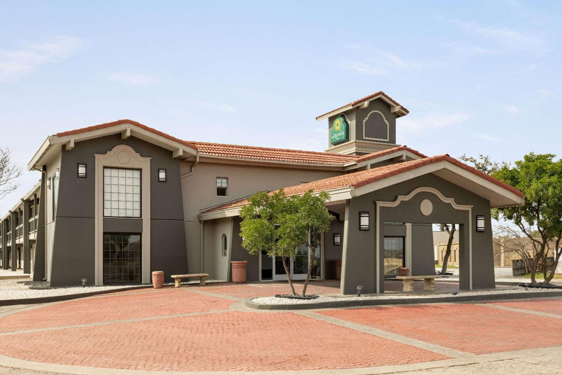 La Quinta Inn by Wyndham San Antonio Lackland featured exterior or lobby in San Antonio, TX — similar hotel