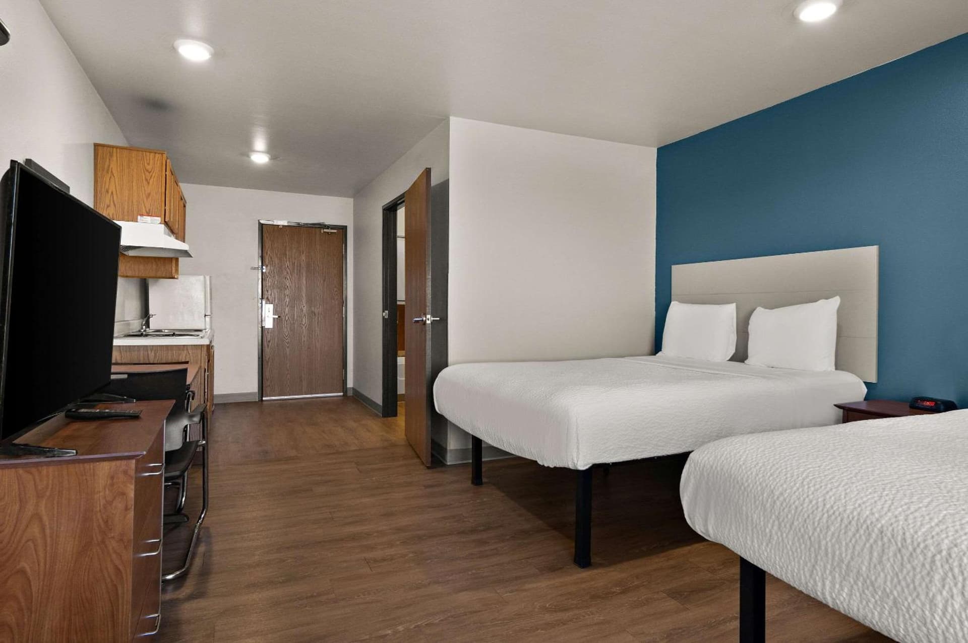 WoodSpring Suites Champaign near University property views in Champaign, IL — gallery photo 3