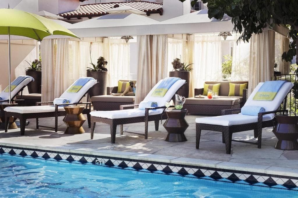 Sunset Marquis Hotel & Villas property views in Los Angeles, CA — gallery photo 3