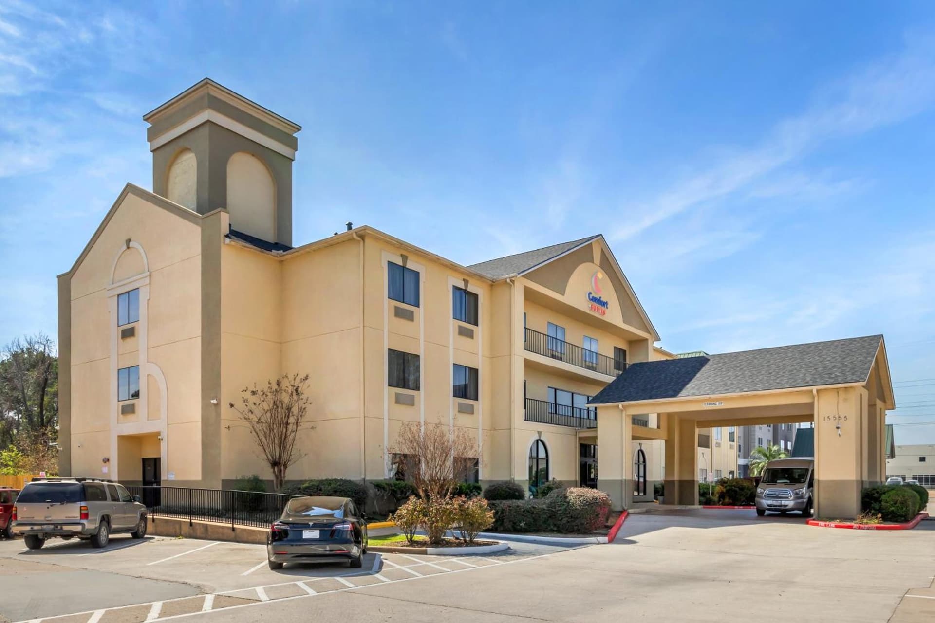Comfort Suites Bush Intercontinental Airport featured exterior or lobby in Houston, TX — similar hotel