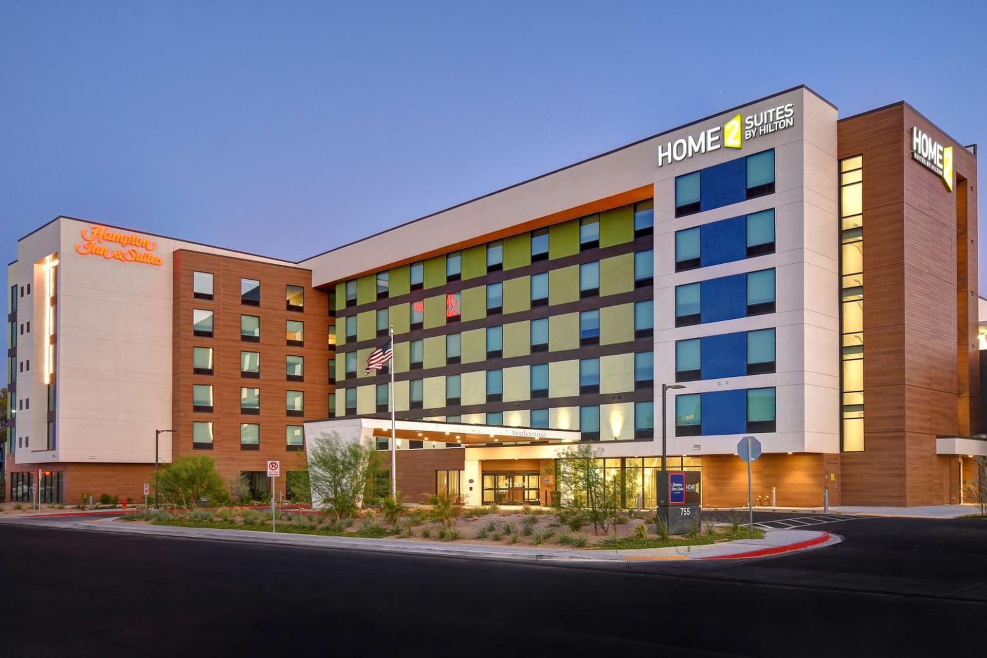 Hampton Inn & Suites Las Vegas Convention Center - No Resort Fee property views in Las Vegas, NV — gallery photo 3