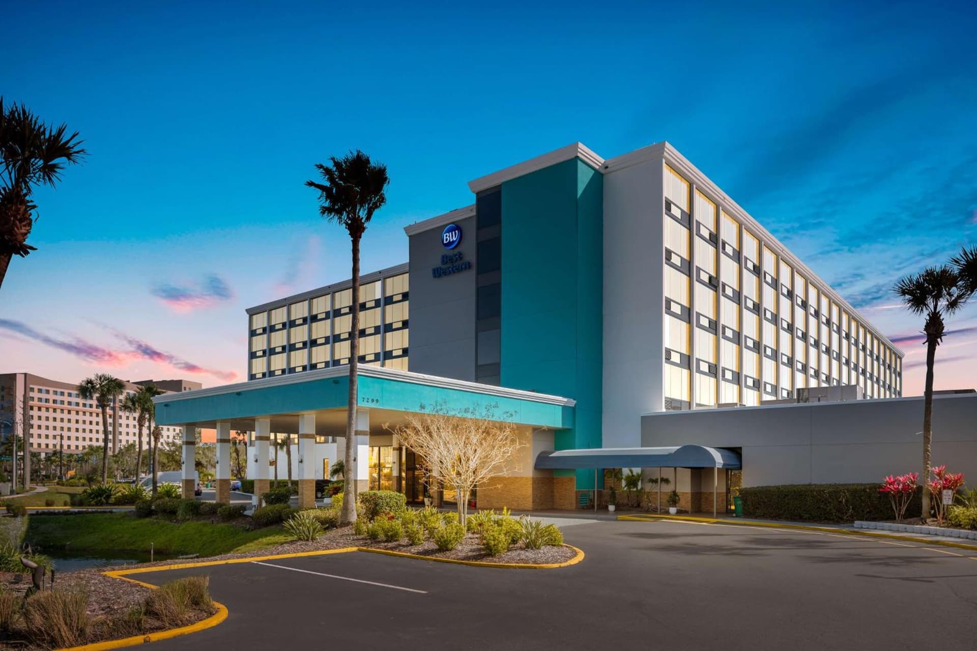 Best Western Orlando Gateway Hotel exterior or lobby in Orlando, FL — main listing photo