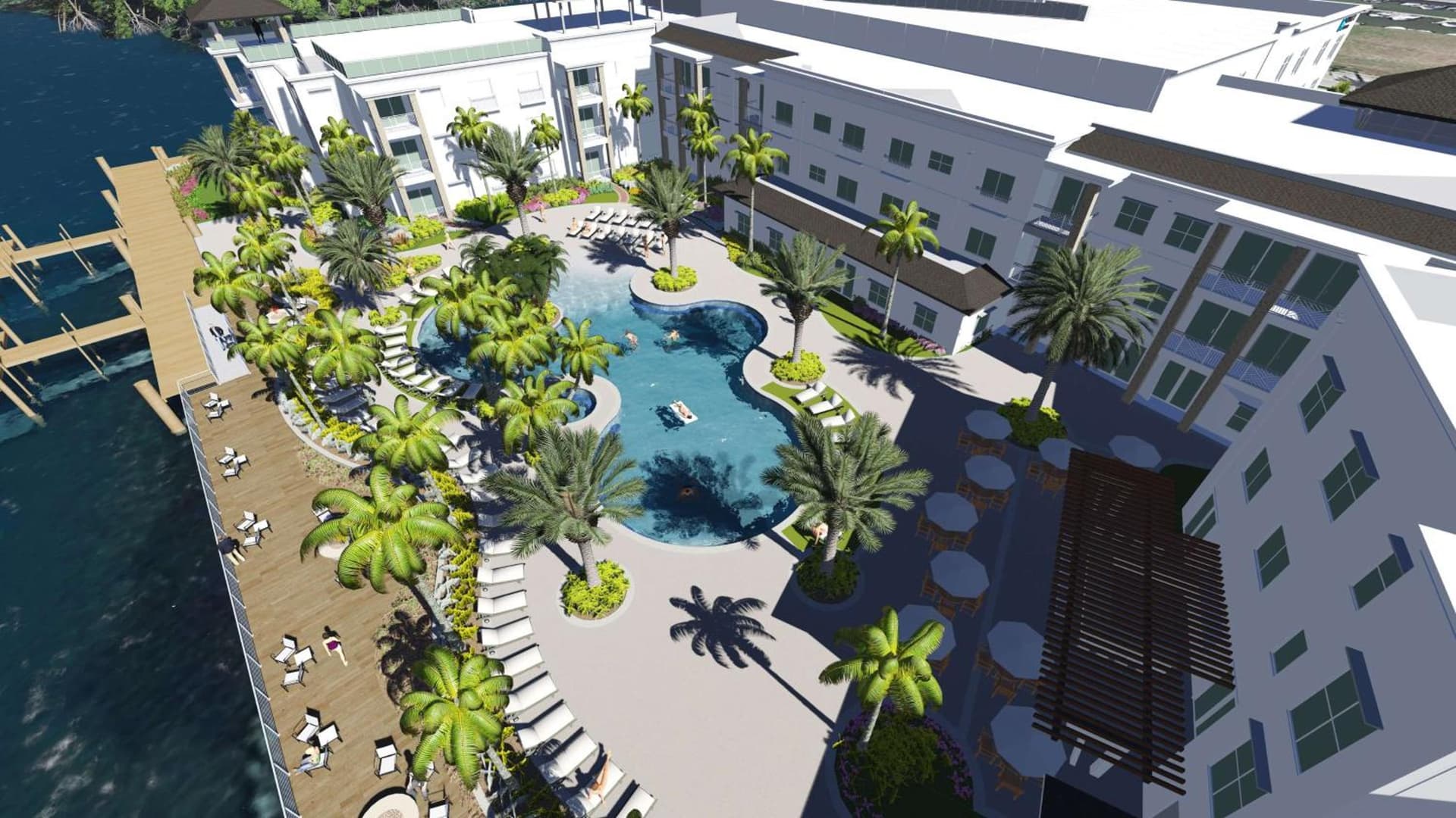 Hyatt House Naples 5th Avenue property views in Naples, FL — gallery photo 3