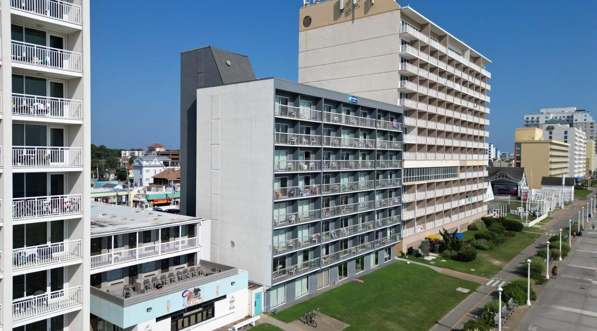 SureStay Studio by Best Western Virginia Beach Oceanfront featured exterior or lobby in Virginia Beach, VA — similar hotel