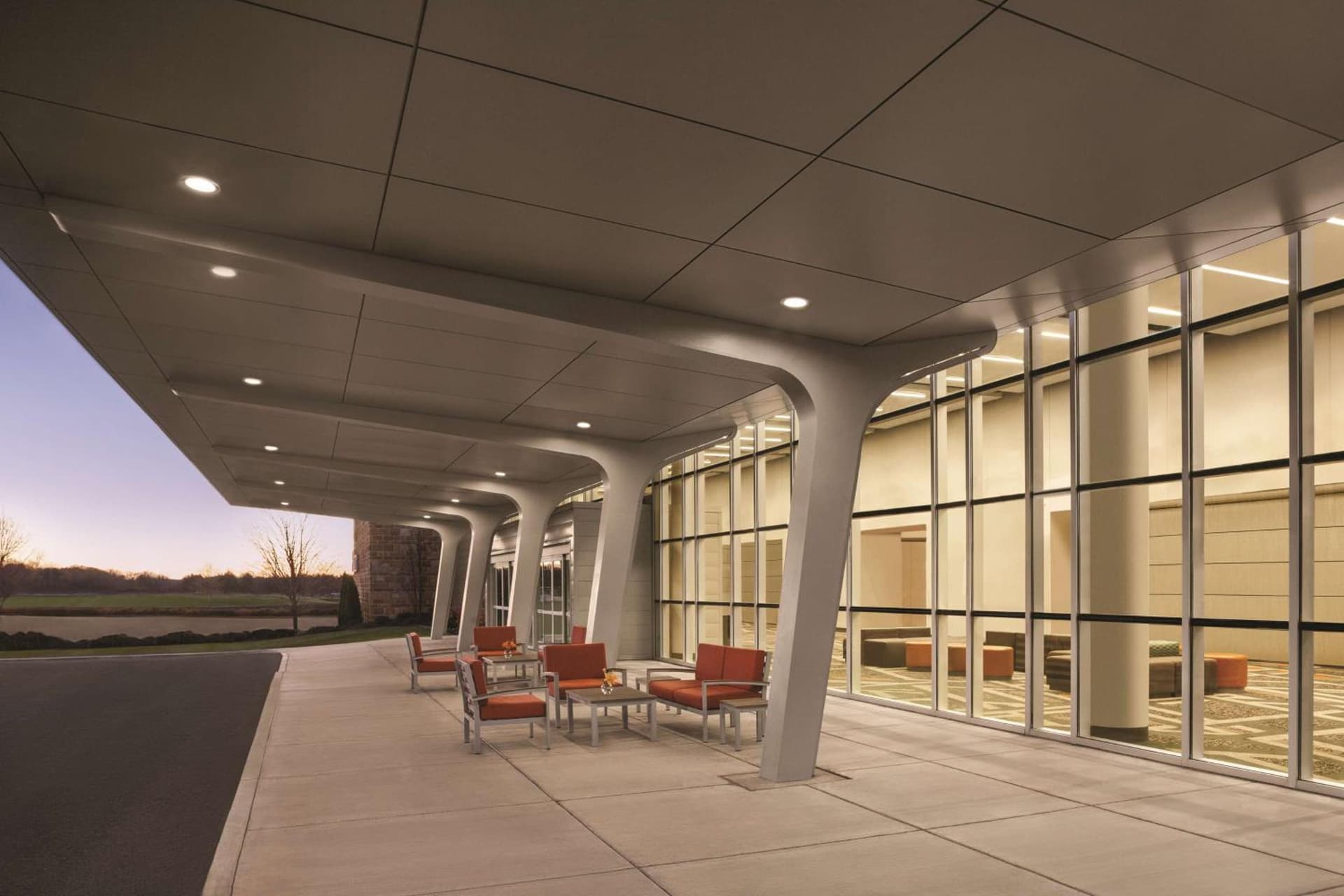Hilton Knoxville Airport property views in Alcoa, TN — gallery photo 3