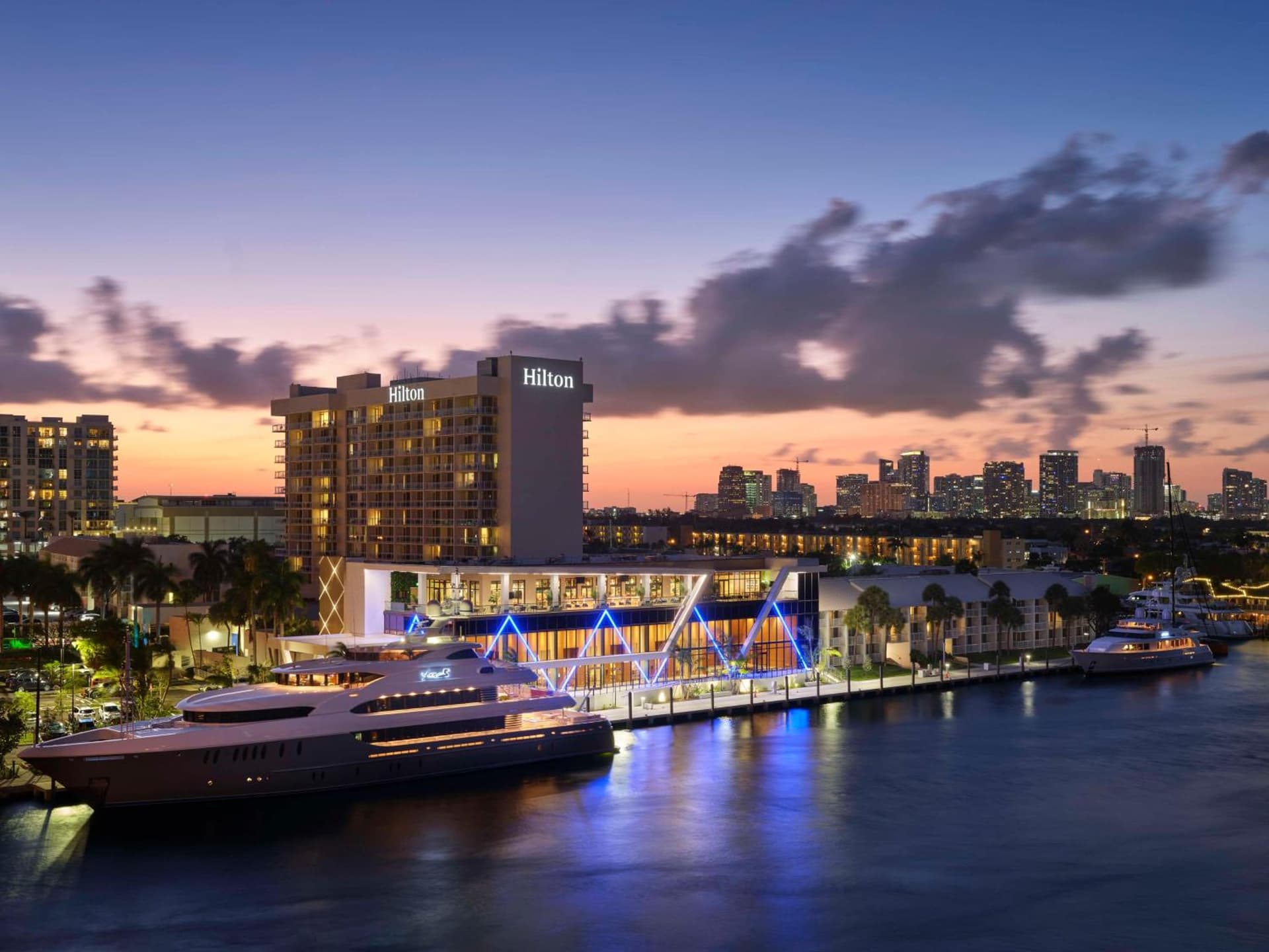 Hilton Fort Lauderdale Marina property views in Fort Lauderdale, FL — gallery photo 3