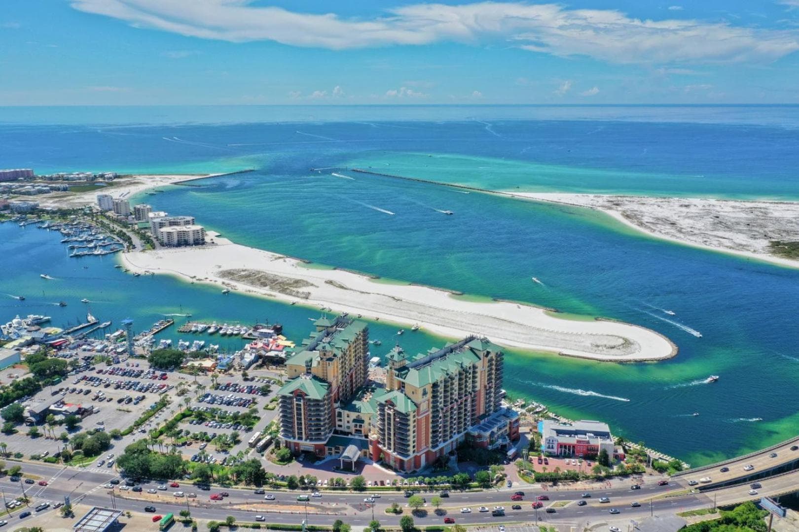 Bright, Corner Unit With Incredible Gulf And Sunset Views! featured exterior or lobby in Destin, FL — similar hotel