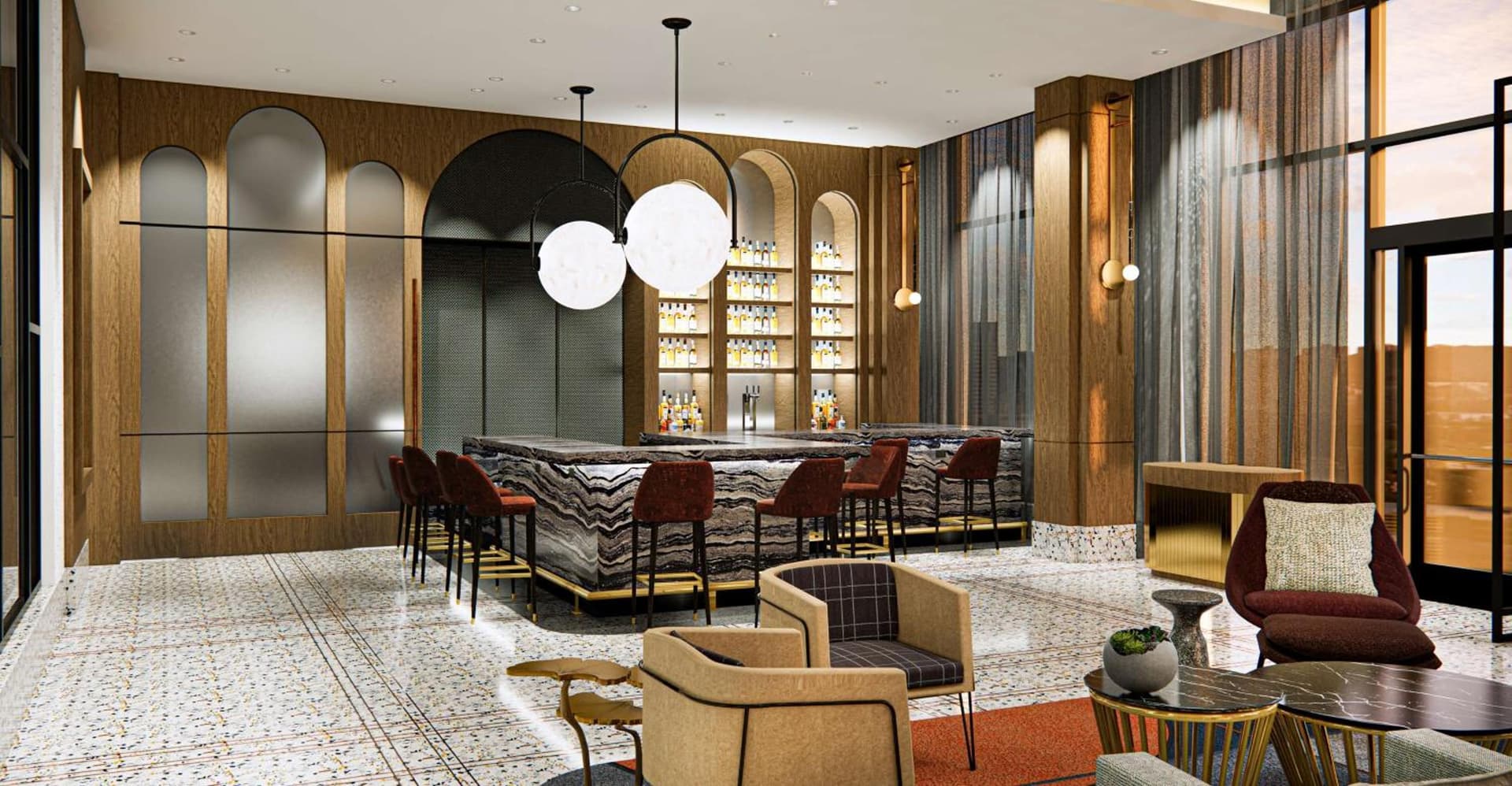 The Godfrey Detroit, Curio Collection By Hilton property views in Detroit, MI — gallery photo 3