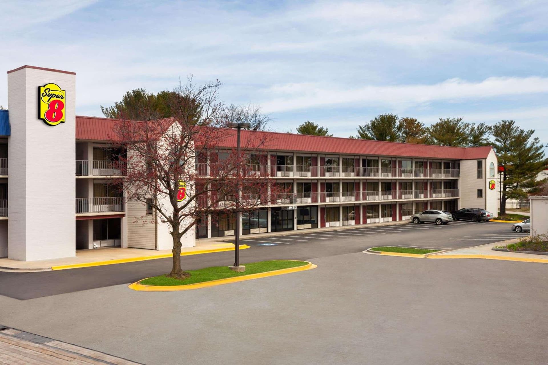 Super 8 by Wyndham Baltimore Northwest featured exterior or lobby in Baltimore, MD — similar hotel