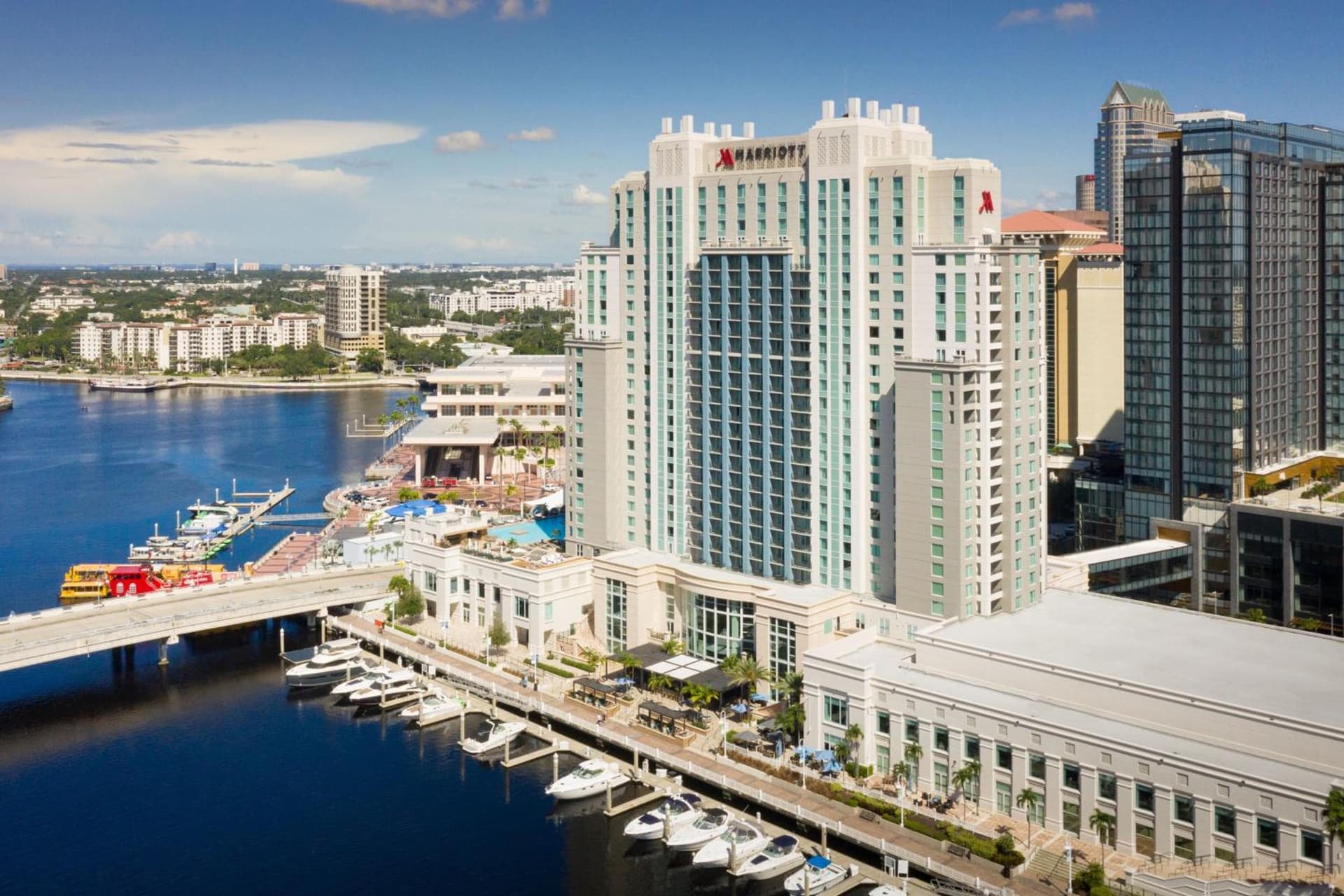 Tampa Marriott Water Street exterior or lobby in Tampa, FL — main listing photo